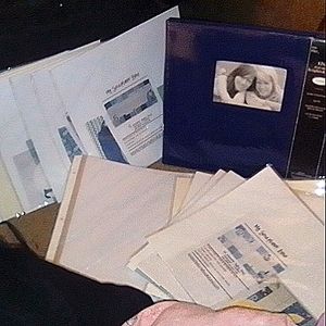 Scrapbook bundle for baby boy 1-12 month